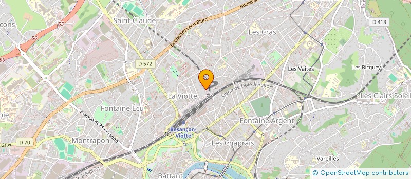 localisation de l'entreprise SOCIETE FAENZ'ART  BESANCON