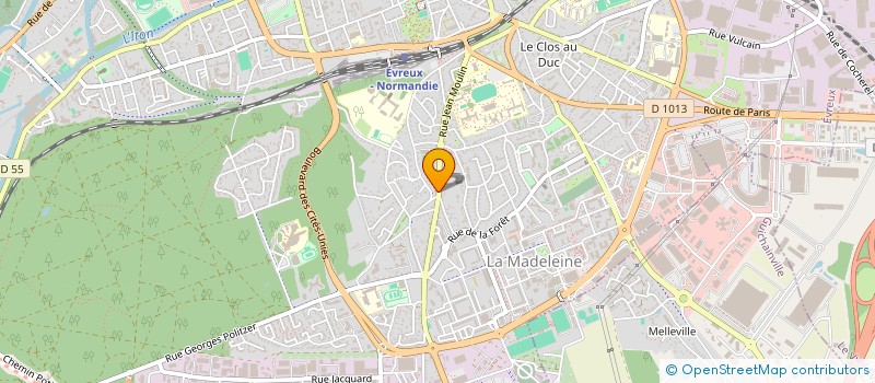 localisation de l'entreprise SOCIETE FAIT BOUDEBOUCH AHBARY à EVREUX