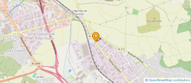 localisation de l'entreprise SOCIETE FAIVALEC à COURNON-D'AUVERGNE