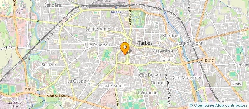 localisation de l'entreprise SOCIETE FALAGI  TARBES