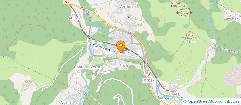 localisation de l'entreprise SOCIETE FALCOU ET COMPAGNIE à LES CABANNES