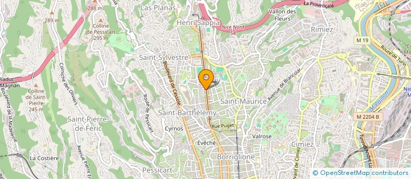 localisation de l'entreprise SOCIETE FAMILIA à NICE