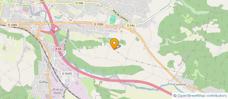 localisation de l'entreprise SOCIETE FAMILIALE GUYONNET  RUY-MONTCEAU