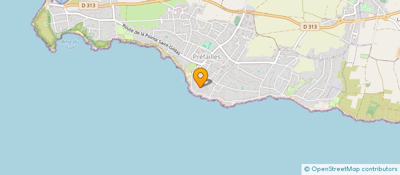 localisation de l'entreprise SOCIETE FAMILIALE LES VIOLETTES  PREFAILLES