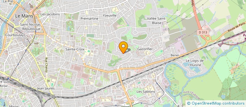 localisation de l'entreprise SOCIETE FAMILIALE MAHE  LE MANS