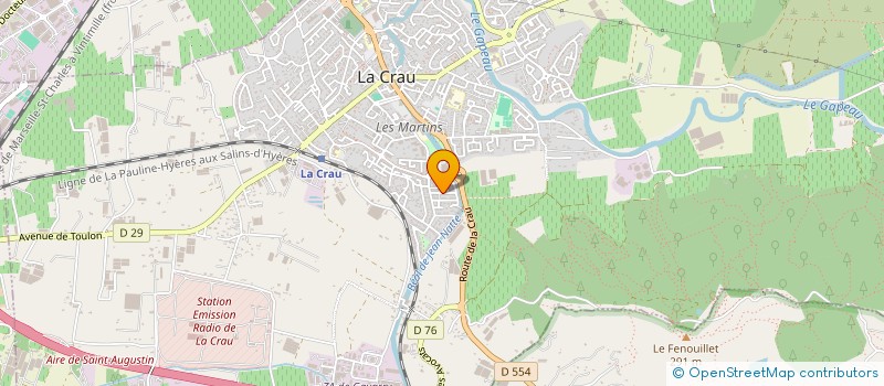 localisation de l'entreprise SOCIETE FAMILY à LA CRAU