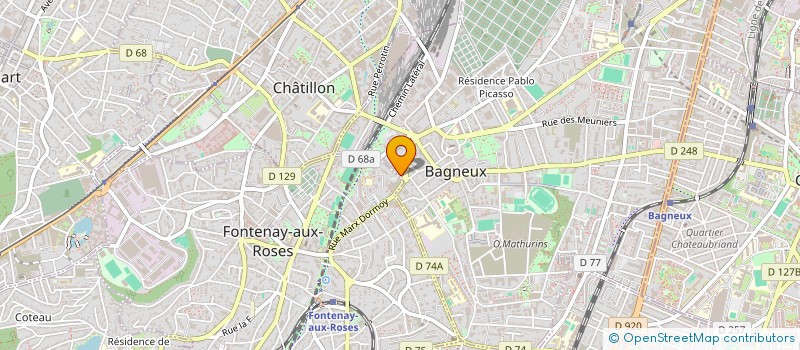 localisation de l'entreprise SOCIETE FARON à BAGNEUX
