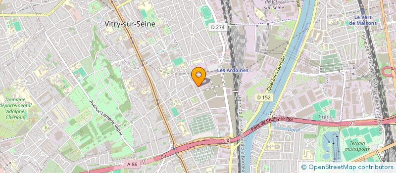 localisation de l'entreprise SOCIETE FAST TRANSPORT à VITRY-SUR-SEINE
