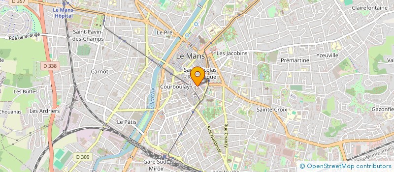 localisation de l'entreprise SOCIETE FAUGAS à LE MANS