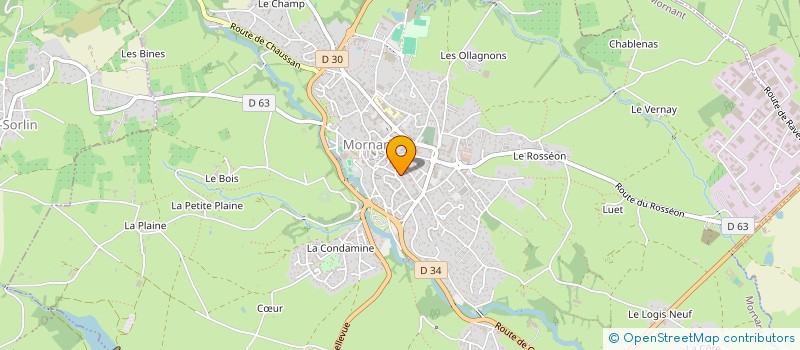 localisation de l'entreprise SOCIETE FAURE à MORNANT