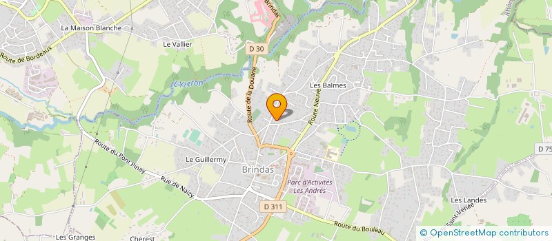 localisation de l'entreprise SOCIETE FAYOLLE à BRINDAS
