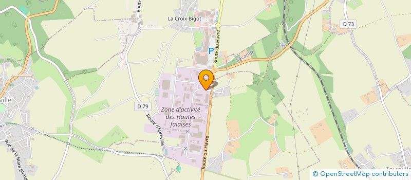 localisation de l'entreprise SOCIETE FECAMPOISE DE PEINTURE  SAINT-LEONARD