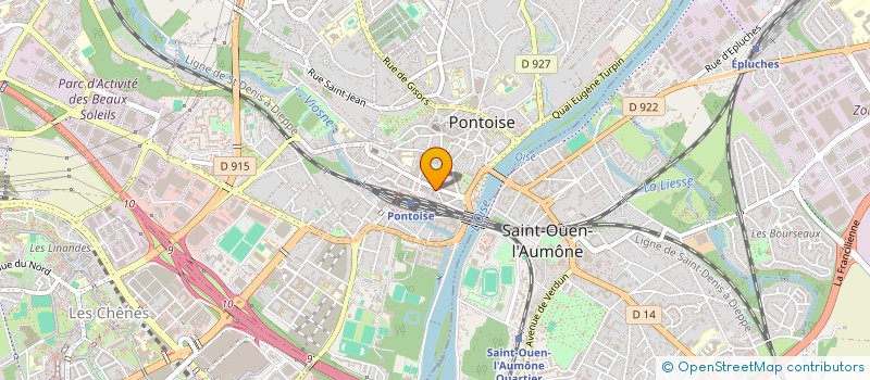 localisation de l'entreprise SOCIETE FENETRES FERMETURES SERVICE à PONTOISE