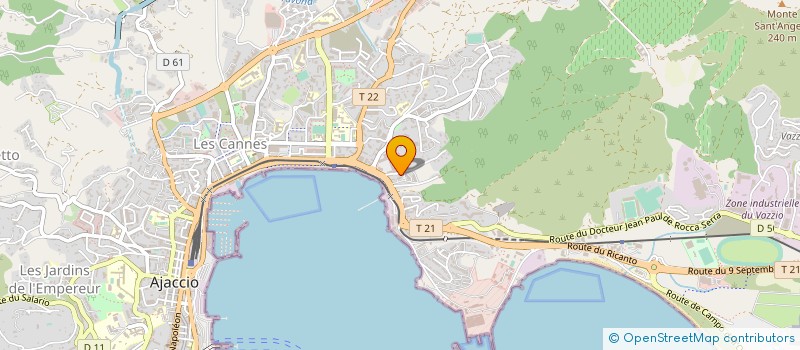 localisation de l'entreprise SOCIETE FERMIERE DE CAMPOLORO à AJACCIO