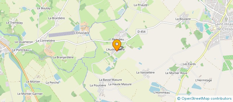 localisation de l'entreprise SOCIETE FERMIERE DE L'OISELINIERE à GORGES