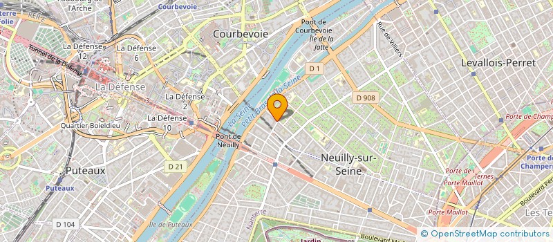 localisation de l'entreprise SOCIETE FERMIERE DES COLONNES MORRIS à NEUILLY-SUR-SEINE