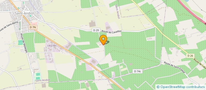 localisation de l'entreprise SOCIETE FERMIERE DES TROIS MAS à SAINT-ANDIOL