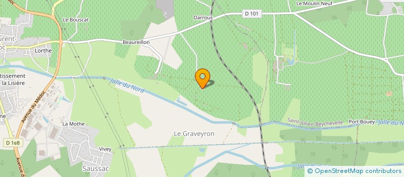 localisation de l'entreprise SOCIETE FERMIERE DU CHATEAU DE CAMENSAC à SAINT-LAURENT-MEDOC
