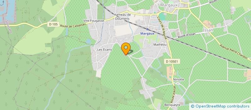 localisation de l'entreprise SOCIETE FERMIERE DU CHATEAU MARTINENS à MARGAUX-CANTENAC
