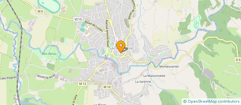 localisation de l'entreprise SOCIETE FERNANDES DOMINIQUE  SAINT-GALMIER