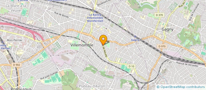 localisation de l'entreprise SOCIETE FERNELEC à VILLEMOMBLE