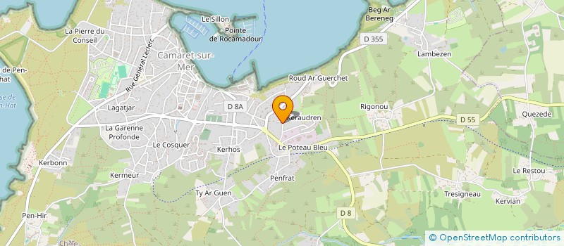 localisation de l'entreprise SOCIETE FERREC BENOIT à CAMARET-SUR-MER