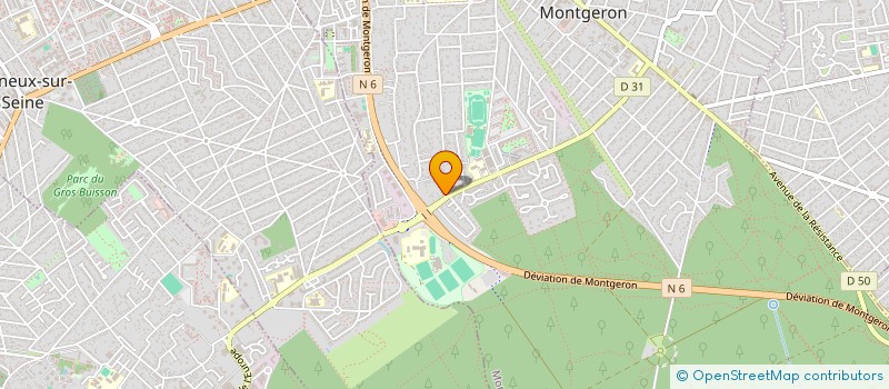 localisation de l'entreprise SOCIETE FERREIRA CORREIA  MONTGERON