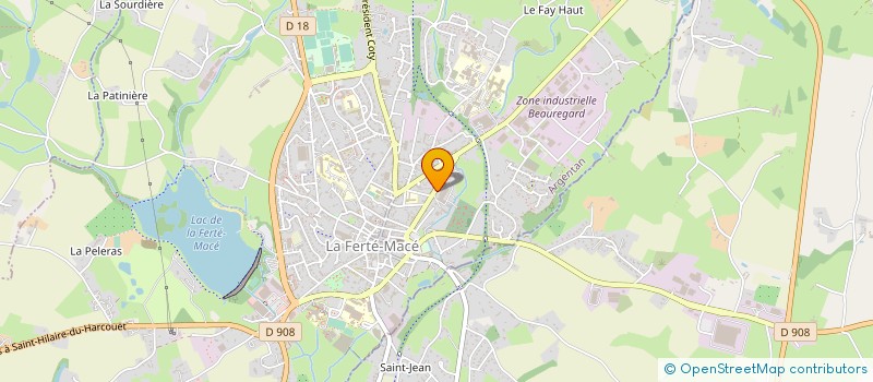 localisation de l'entreprise SOCIETE FERTOISE D'APPAREILS DE MANUTENTION MANUSUR SFAM SARL à LA FERTE MACE