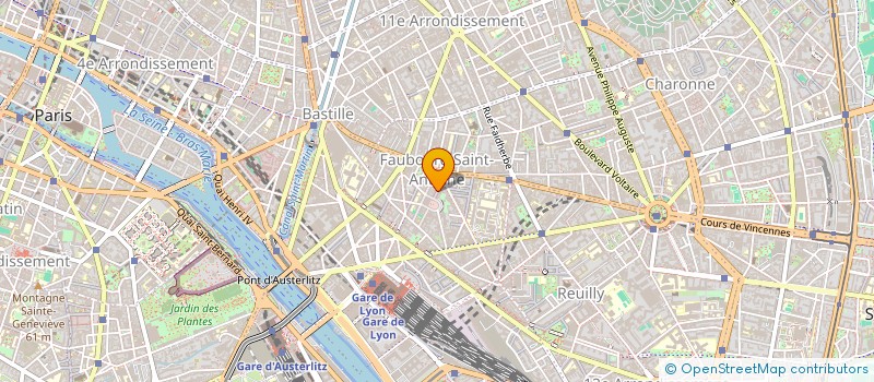 localisation de l'entreprise SOCIETE FESTIVAL  PARIS