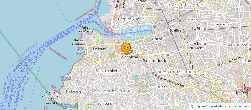 localisation de l'entreprise SOCIETE FEVRE à MARSEILLE