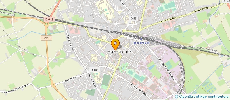 localisation de l'entreprise SOCIETE FIDUCIAIRE D'EXPERTISE COMPTABLE DES FLANDRES à HAZEBROUCK