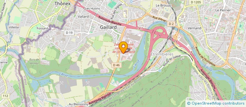localisation de l'entreprise SOCIETE FIDUCIAIRE D'EXPERTISE COMPTABLE ET D'ORGANISATION à GAILLARD