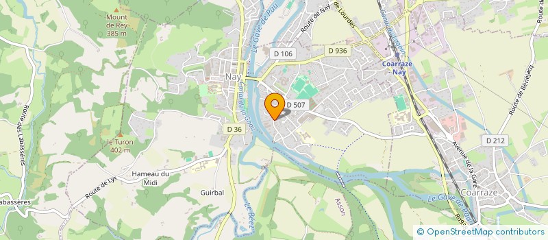 localisation de l'entreprise SOCIETE FIDUCIAIRE DES GAVES  NAY