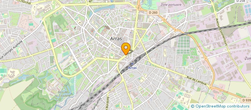 localisation de l'entreprise SOCIETE FIDUCIAIRE NORD PICARDIE à ARRAS