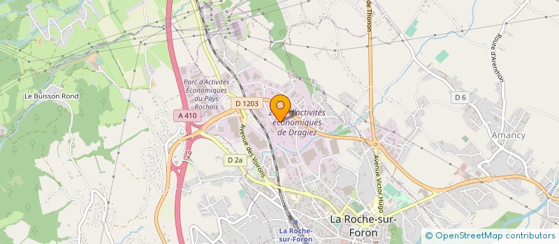 localisation de l'entreprise SOCIETE FIDUCIAIRE REGIONALE à LA ROCHE-SUR-FORON