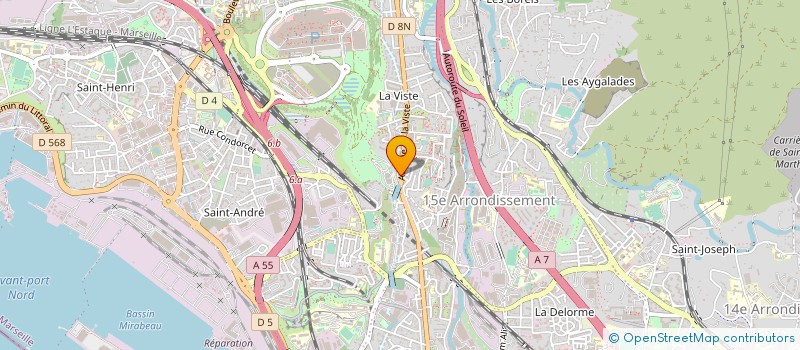 localisation de l'entreprise SOCIETE FILTRES ESSER à MARSEILLE