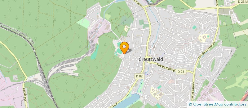 localisation de l'entreprise SOCIETE FINANCE ANALYSE GESTION à CREUTZWALD