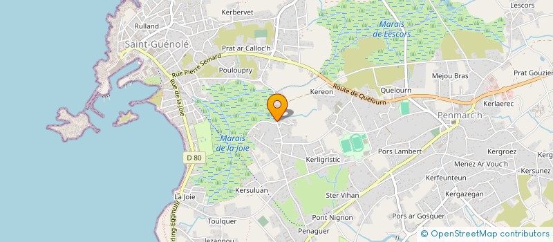 localisation de l'entreprise SOCIETE FINANCIERE ADC à PENMARCH