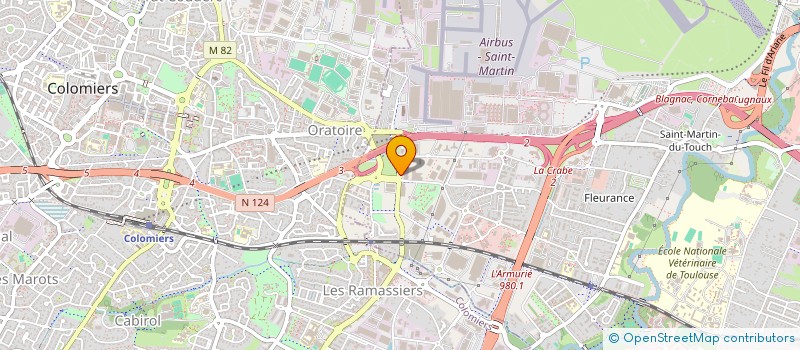 localisation de l'entreprise SOCIETE FINANCIERE BENAC à TOULOUSE