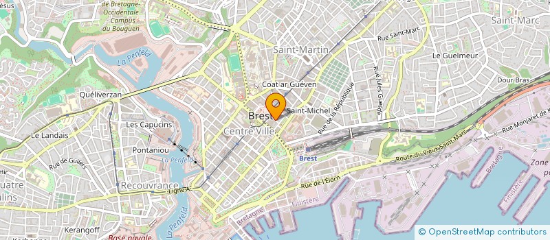 localisation de l'entreprise SOCIETE FINANCIERE BIHANNIC à BREST