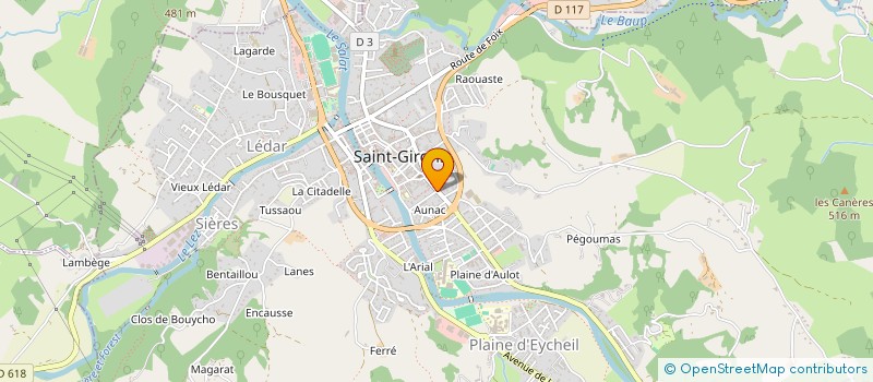 localisation de l'entreprise SOCIETE FINANCIERE BIO ARIEGEOISE à SAINT-GIRONS