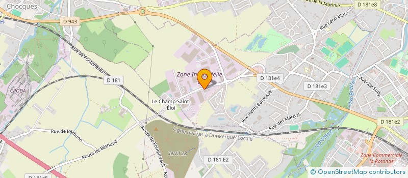 localisation de l'entreprise SOCIETE FINANCIERE CAUDRON EUROBEN  ANNEZIN