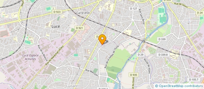 localisation de l'entreprise SOCIETE FINANCIERE CHANOINE à LUISANT
