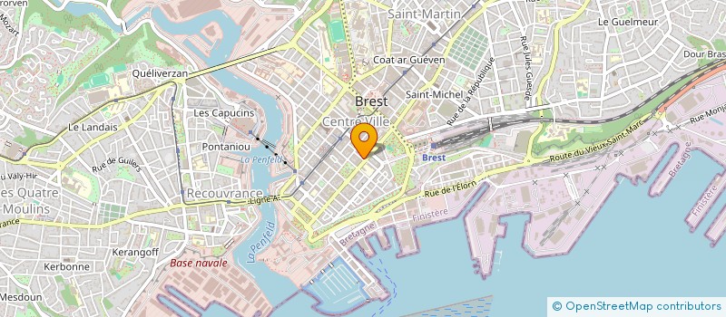 localisation de l'entreprise SOCIETE FINANCIERE D ARMORIQUE à BREST