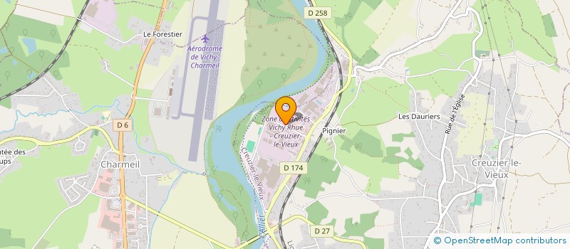localisation de l'entreprise SOCIETE FINANCIERE D AUVERGNE à CREUZIER-LE-VIEUX