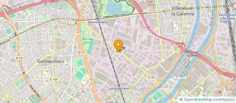 localisation de l'entreprise SOCIETE FINANCIERE D'EXPERTISE ET DE CONSEIL FINOR SARL à GENNEVILLIERS