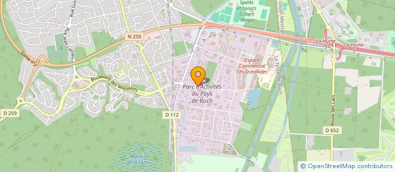 localisation de l'entreprise SOCIETE FINANCIERE D'INVESTISSEMENT HOTELIER D'AQUITAINE à LA TESTE-DE-BUCH