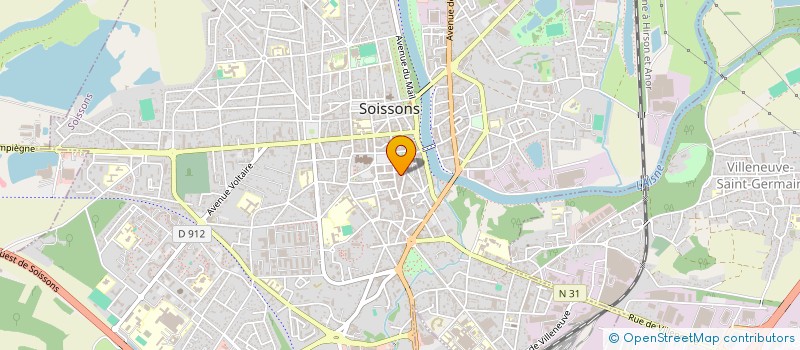 localisation de l'entreprise SOCIETE FINANCIERE DAMERON à SOISSONS