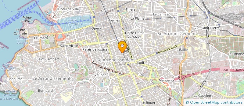 localisation de l'entreprise SOCIETE FINANCIERE DE DEVELOPPEMENT ET D ENTREPRISES à MARSEILLE