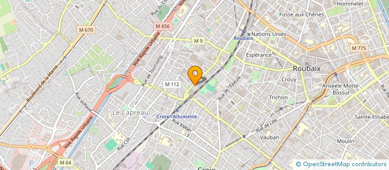 localisation de l'entreprise SOCIETE FINANCIERE DE GESTION  ROUBAIX